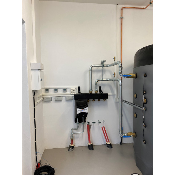 80kW Gårdsvarmeanlegg på Hønefoss
