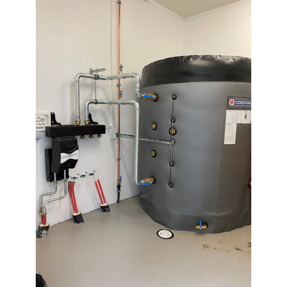 80kW Gårdsvarmeanlegg på Hønefoss