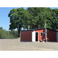 240kW. Prefabrikkert fyrhus i Spydeberg