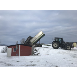 240kW.  Prefabrikkert fyrhus i Ørje