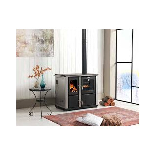 TEBA Therm T-22 Vedkomfyr med vannkappe
