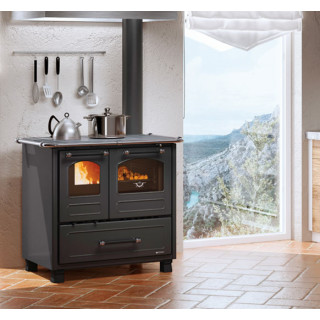 Vedkomfyr Family 4,5   Anthracite Black