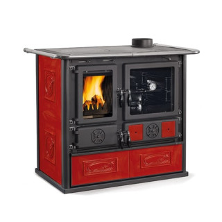 Vedkomfyr Rosa 5.0 Ceramica Bourdeaux